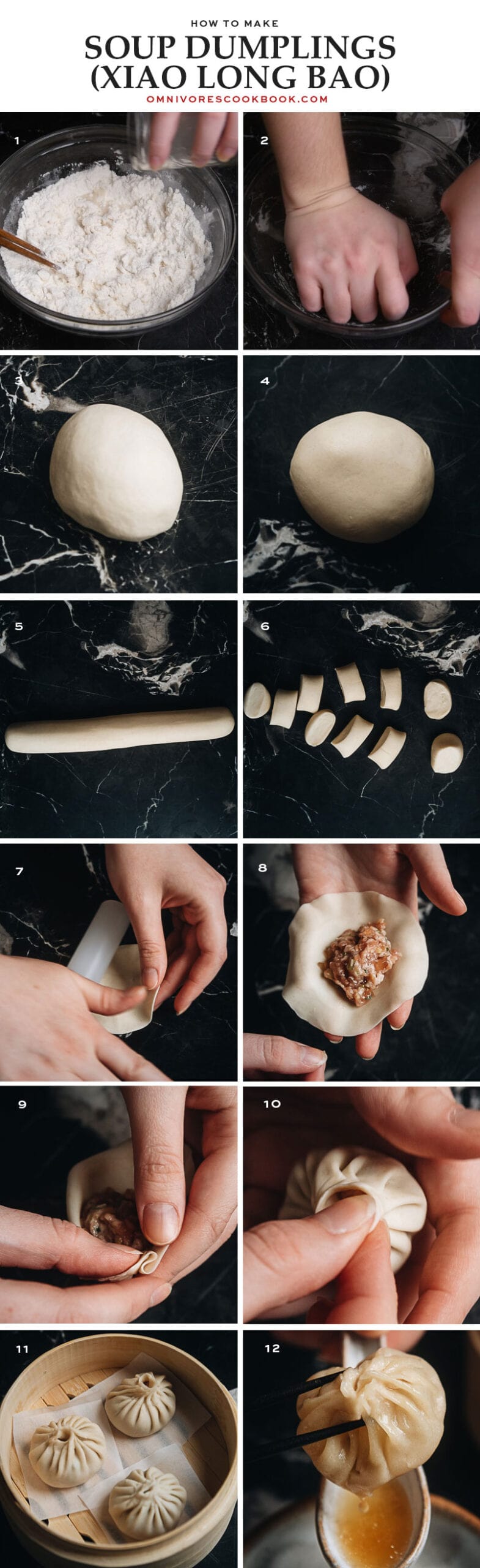 How to make soup dumplings step-by-step