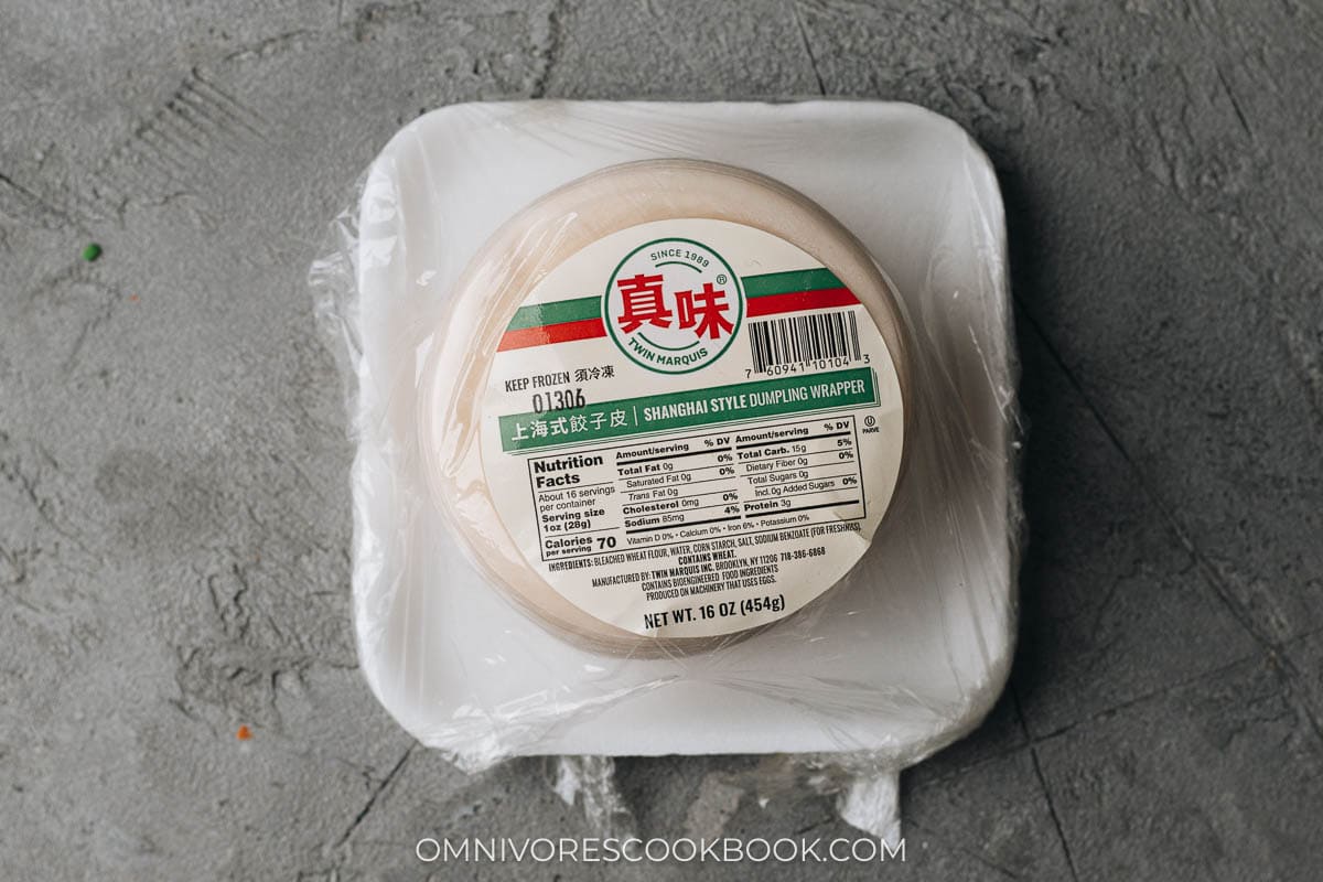 Shanghai style dumpling wrappers